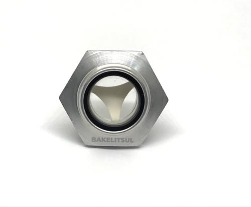 VISOR DE NÍVEL DE ÓLEO SEXTAVADO DE ALUMÍNIO LB-GN743 02319 