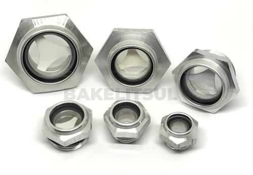 VISOR DE NÍVEL DE ÓLEO SEXTAVADO DE ALUMÍNIO LB-GN743 02319 