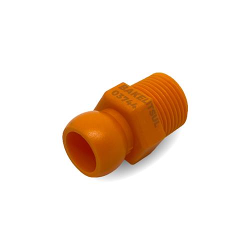 CONECTOR ROSCA EXTERNA PARA FLEXÍVEL PLÁSTICO LB-JP-CON 03714 