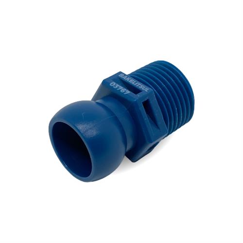 CONECTOR ROSCA EXTERNA PARA FLEXÍVEL PLÁSTICO LB-JP-CON 03714 