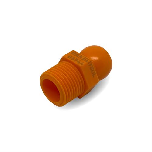 CONECTOR ROSCA EXTERNA PARA FLEXÍVEL PLÁSTICO LB-JP-CON 03714 