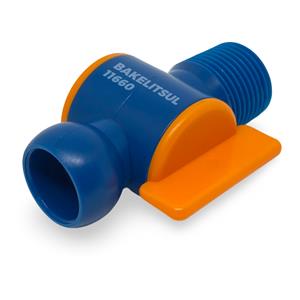 VÁLVULA ROSCA EXTERNA PARA FLEXÍVEL PLÁSTICO LB-JP-VAL 03731
