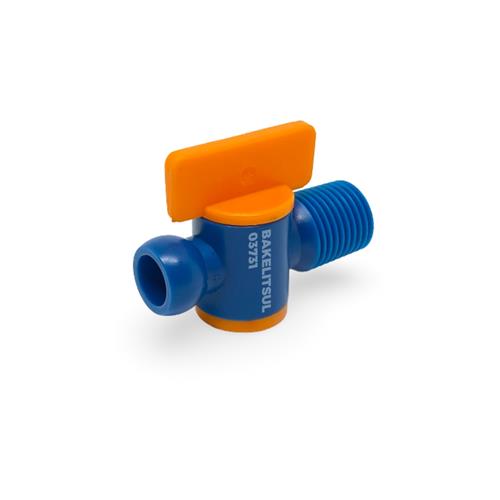 VÁLVULA ROSCA EXTERNA PARA FLEXÍVEL PLÁSTICO LB-JP-VAL 03731 