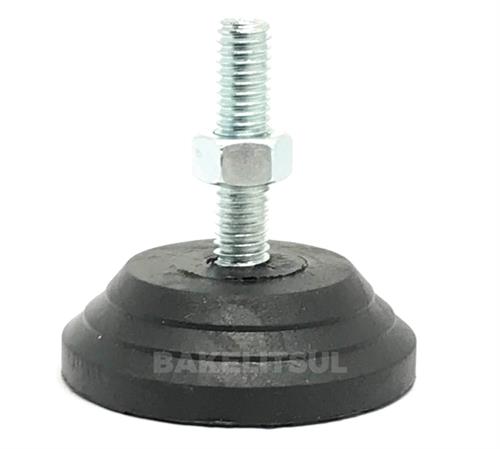 PÉ NIVELADOR ROSCA EXTERNA BASE 50 RÍGIDA 05806 F3 02655 