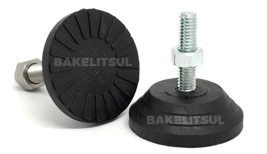 PÉ NIVELADOR ROSCA EXTERNA BASE 50 RÍGIDA 05806 F3 02655 