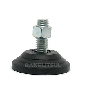 PÉ NIVELADOR ROSCA EXTERNA BASE 60 RÍGIDA 05828 F3 02677 