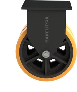 RODÍZIO FIXO PLACA LINHA PESADA 3 - 2800 A 3800KGF FFPU-FPLP3 10853 