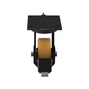 RODÍZIO GIRATÓRIO PLACA LINHA MÉDIA REFORÇADA TRAVA 500 A 900KGF FFPU-GPLMR1T 10867 