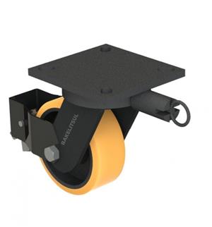 RODÍZIO GIRATÓRIO PLACA LINHA MÉDIA REFORÇADA TRAVA 500 A 900KGF FFPU-GPLMR1T 10867 