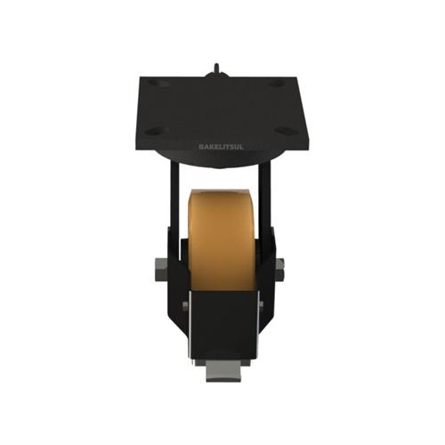 RODÍZIO GIRATÓRIO PLACA LINHA MÉDIA REFORÇADA TRAVA 500 A 900KGF FFPU-GPLMR1T 10867 