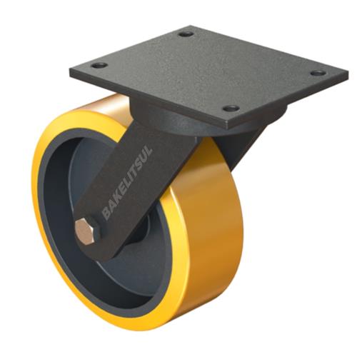 RODÍZIO GIRATÓRIO PLACA LINHA PESADA 1000 A 1400KGF FFPU-GPLP 10813 